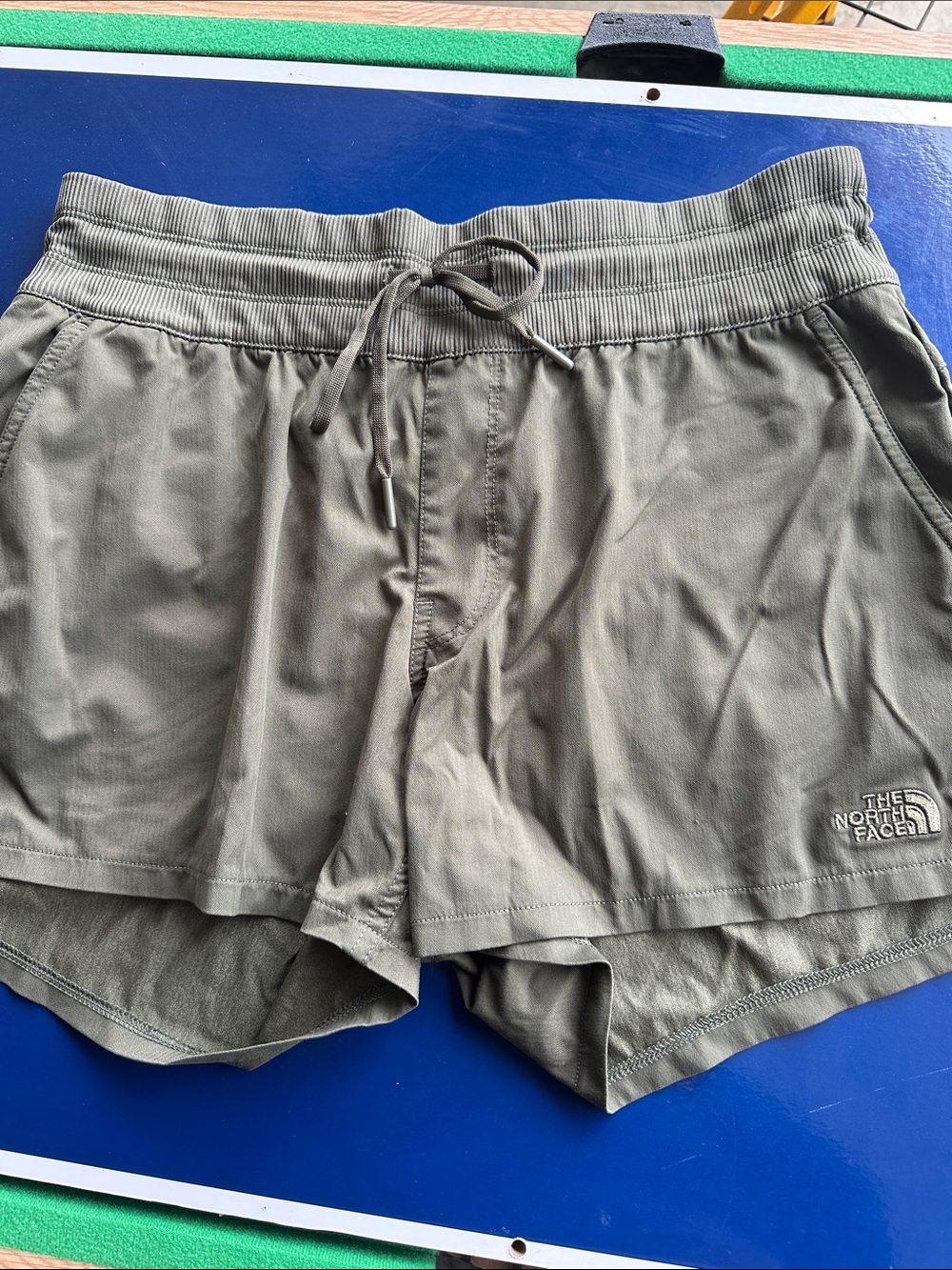 The North Face Olive Green Women’s 2-in-1 Athletic Shorts